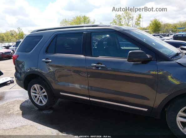 1FM5K8D82KGA86058 2019 FORD FORD EXPLORER Серый Вид задней части салона