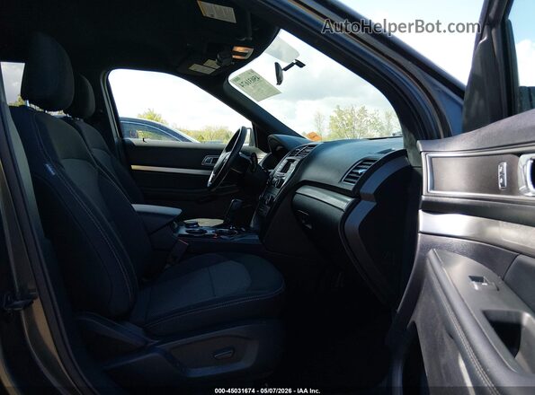 1FM5K8D82KGA86058 2019 FORD FORD EXPLORER Серый Вид салона спереди