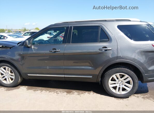 1FM5K8D82KGA86058 2019 FORD FORD EXPLORER Серый Панорамный вид салона 360°