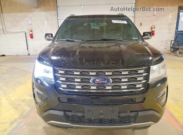 1FM5K8D83GGA21078 2016 FORD EXPLORER Черный Вид спереди