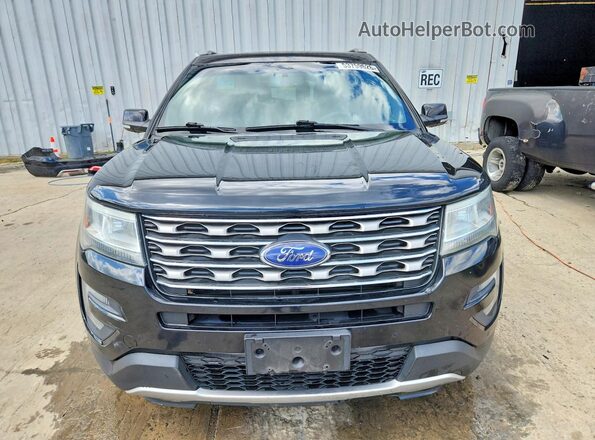 1FM5K8D83GGA22067 2016 FORD EXPLORER Black წინა ხედი