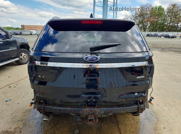 1FM5K8D83GGA22067 2016 FORD EXPLORER Black უკანა ხედი