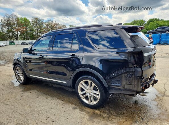 1FM5K8D83GGA22067 2016 FORD EXPLORER Black უკანა მარცხენა