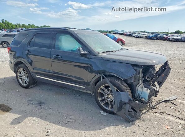 1FM5K8D83GGC23161 2016 FORD EXPLORER Black Przód prawy