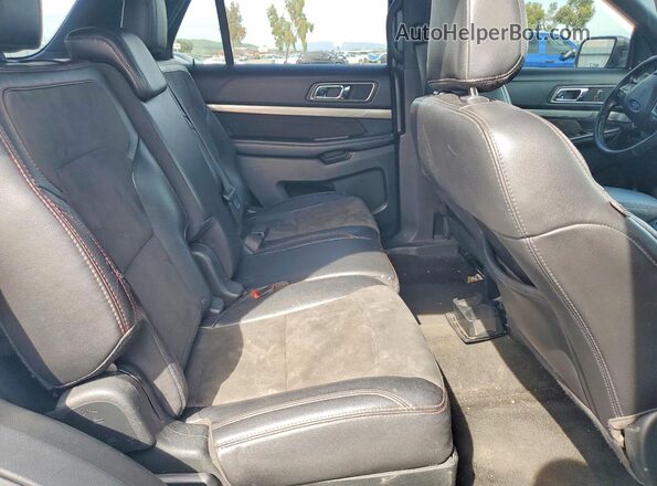 1FM5K8D83JGA19919 2018 FORD EXPLORER Серебряный Вид задних сидений