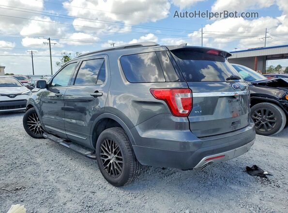 1FM5K8D84HGA83803 2017 FORD EXPLORER Серый Задняя левая четверть