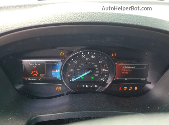 1FM5K8D84HGA83803 2017 FORD EXPLORER Серый Вид щитка приборов