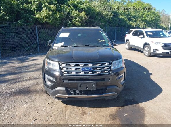 1FM5K8D84HGC98534 2017 FORD FORD EXPLORER Черный Вид щитка приборов