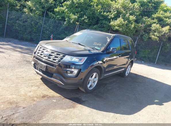 1FM5K8D84HGC98534 2017 FORD FORD EXPLORER Черный Передняя левая четверть