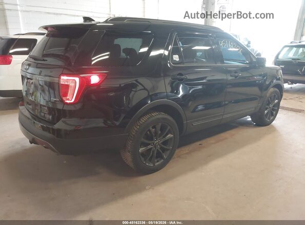 1FM5K8D84HGD11301 2017 FORD EXPLORER Black უკანა მარჯვენა