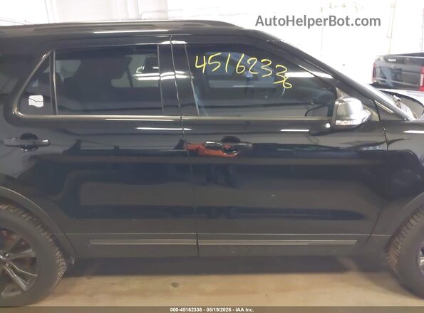1FM5K8D84HGD11301 2017 FORD EXPLORER Black უკანა სალონის ხედი