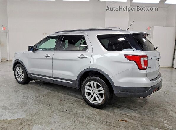 1FM5K8D84JGC15559 2018 FORD EXPLORER Серебряный Задняя левая четверть