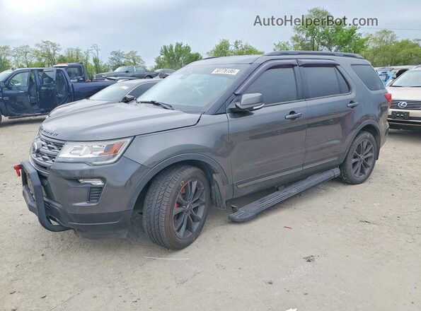 1FM5K8D84KGA85655 2019 FORD FORD EXPLORER Угольный Передняя левая четверть