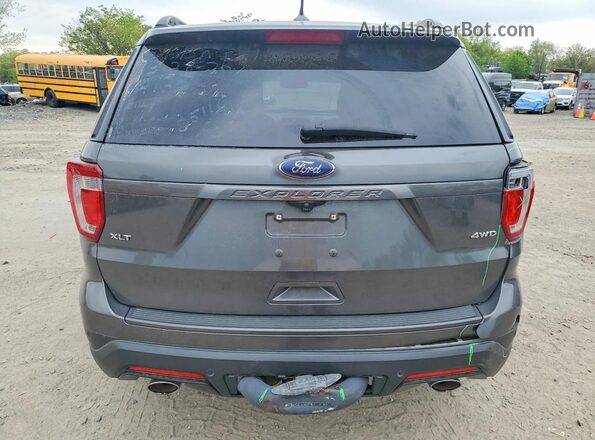 1FM5K8D84KGA85655 2019 FORD FORD EXPLORER Угольный Вид сзади