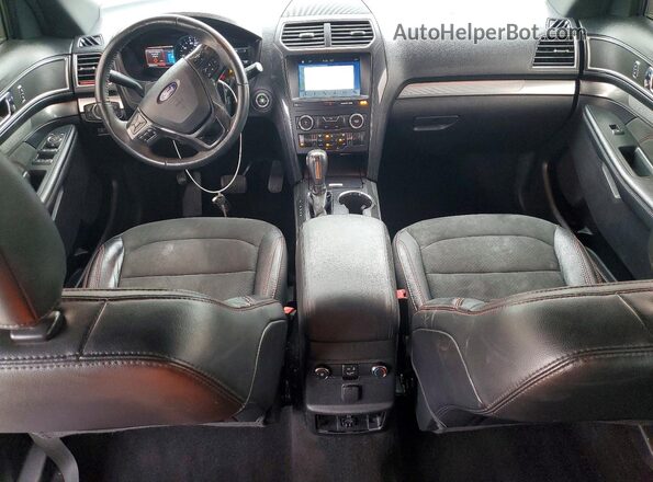 1FM5K8D84KGA85655 2019 FORD FORD EXPLORER Угольный Вид панели приборов