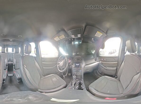 1FM5K8D84KGA85655 2019 FORD FORD EXPLORER Угольный Панорамный вид салона 360°