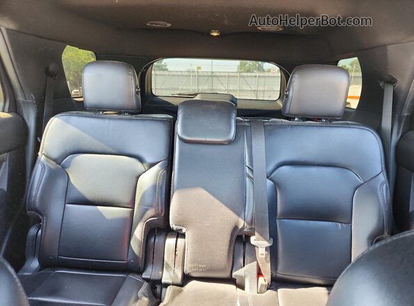 1FM5K8D84KGA87650 2019 FORD EXPLORER Gray Widok tylnych siedzeń