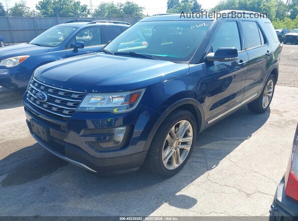 1FM5K8D85GGA13175 2016 FORD EXPLORER Черный Передняя левая четверть