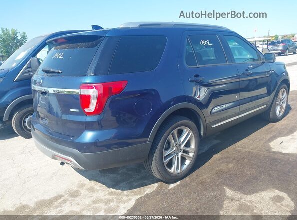 1FM5K8D85GGA13175 2016 FORD EXPLORER Черный Задняя правая четверть