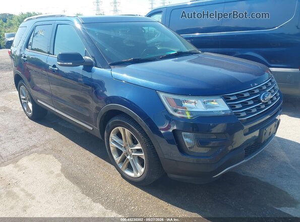 1FM5K8D85GGA13175 2016 FORD EXPLORER Черный Передняя правая четверть