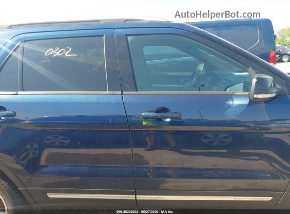 1FM5K8D85GGA13175 2016 FORD EXPLORER Черный Вид задней части салона
