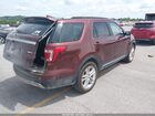 2016 Ford Explorer Xlt Бордовый vin: 1FM5K8D85GGC12467