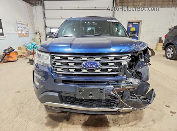 1FM5K8D85GGD02539 2016 FORD EXPLORER Blue წინა ხედი