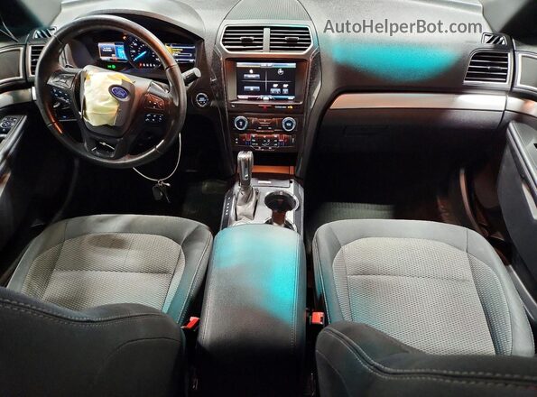 1FM5K8D85GGD02539 2016 FORD EXPLORER Blue წინა პანელის ხედი