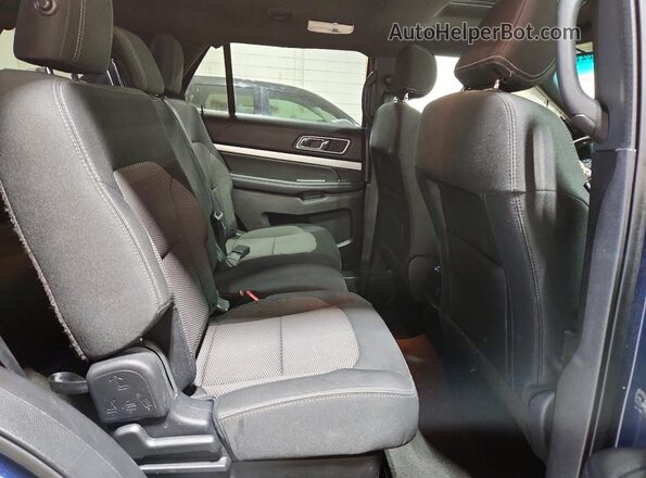 1FM5K8D85GGD02539 2016 FORD EXPLORER Blue უკანა სალონის ხედი