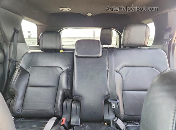 1FM5K8D85HGA21391 2017 FORD EXPLORER Black Widok tylnych siedzeń