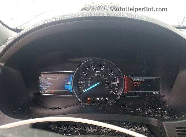 1FM5K8D85JGA24703 2018 FORD EXPLORER Синий Вид щитка приборов