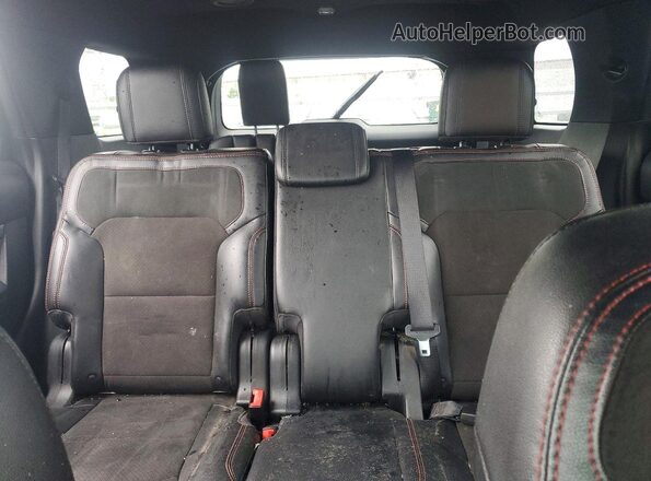 1FM5K8D85JGA24703 2018 FORD EXPLORER Синий Вид задних сидений