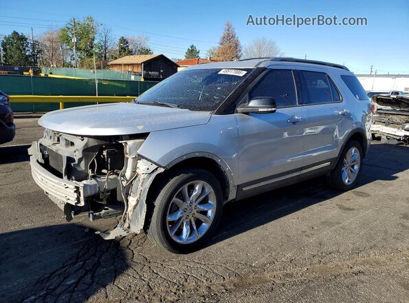 1FM5K8D86HGA22694 2017 FORD EXPLORER Silver Front left
