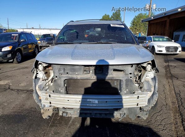 1FM5K8D86HGA22694 2017 FORD EXPLORER Silver Front view