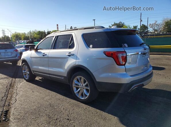 1FM5K8D86HGA22694 2017 FORD EXPLORER Silver Rear left