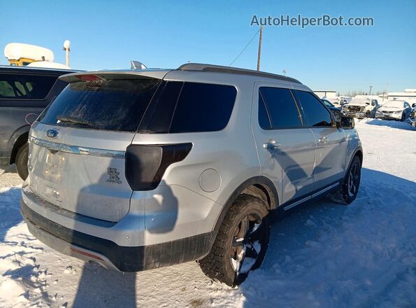 1FM5K8D86HGD05094 2017 FORD EXPLORER Серебряный Задняя правая четверть