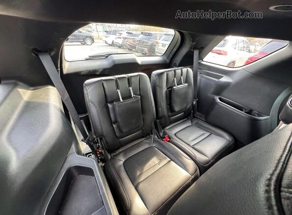 1FM5K8D86JGB62301 2018 FORD EXPLORER Синий Вид панели приборов