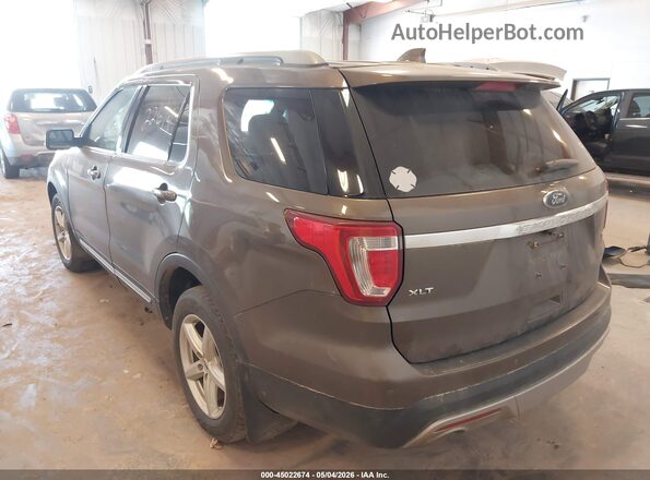 1FM5K8D87GGC65624 2016 FORD FORD EXPLORER Коричневый Задняя левая четверть