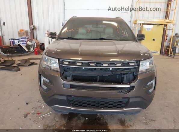 1FM5K8D87GGC65624 2016 FORD FORD EXPLORER Коричневый Вид щитка приборов