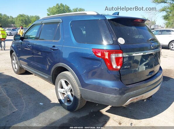 1FM5K8D87GGC83928 2016 FORD FORD EXPLORER Синий Задняя левая четверть