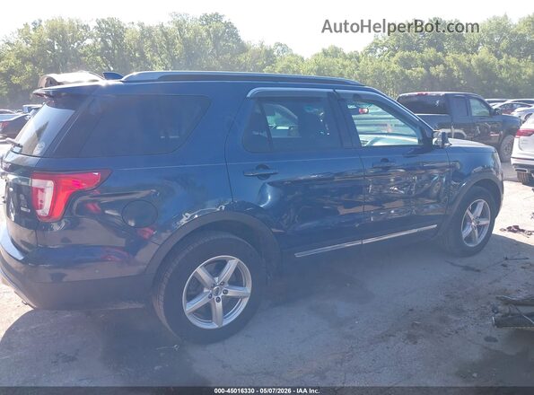 1FM5K8D87GGC83928 2016 FORD FORD EXPLORER Синий Вид задней части салона