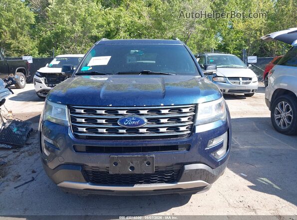 1FM5K8D87GGC83928 2016 FORD FORD EXPLORER Синий Вид щитка приборов
