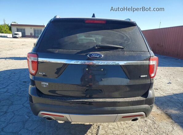 1FM5K8D87GGD24719 2016 FORD EXPLORER Черный Вид сзади