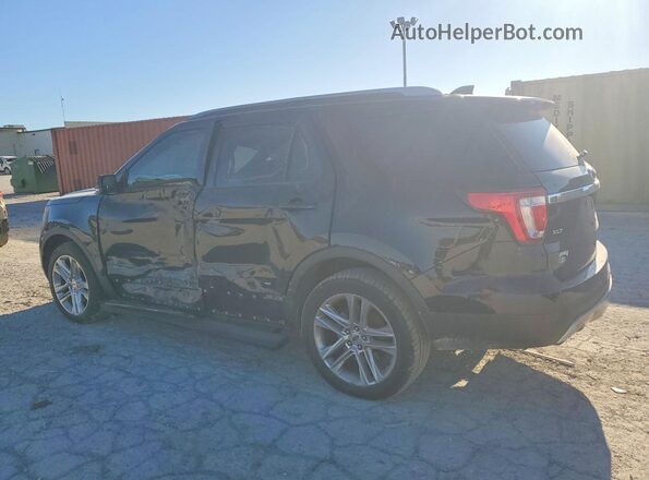 1FM5K8D87GGD24719 2016 FORD EXPLORER Черный Задняя левая четверть