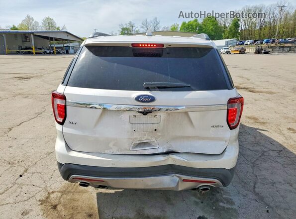 1FM5K8D87HGD74716 2017 FORD EXPLORER White Widok z tyłu