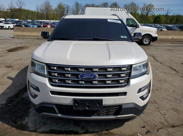 1FM5K8D87HGD74716 2017 FORD EXPLORER White Widok z przodu