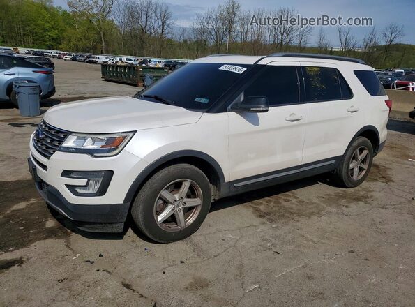 1FM5K8D87HGD74716 2017 FORD EXPLORER White Przód lewy