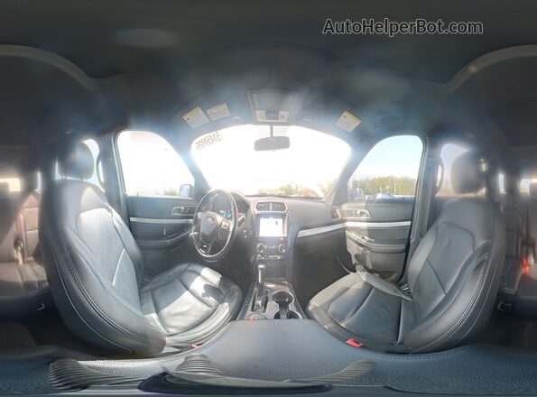 1FM5K8D87HGD74716 2017 FORD EXPLORER White Widok wnętrza 360 stopni