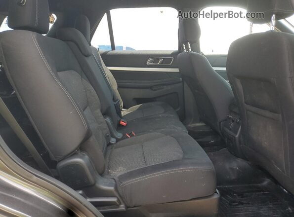1FM5K8D87HGD81343 2017 FORD EXPLORER Charcoal Widok wnętrza z tyłu