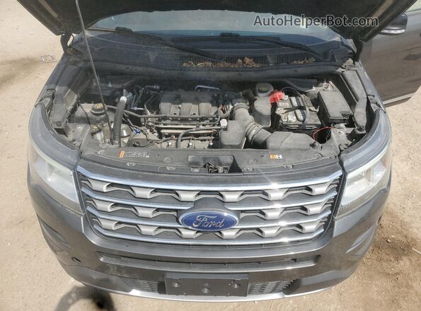 1FM5K8D87HGD81343 2017 FORD EXPLORER Charcoal Widok komory silnika